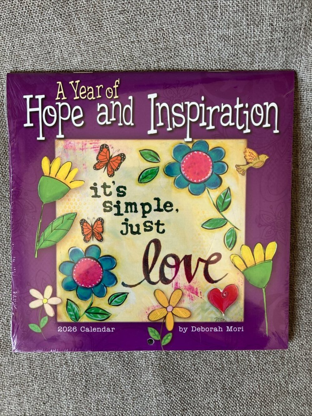 Sellers Publishing A Year of Hope and Inspiration 2026 7” x 7” Mini Calendar